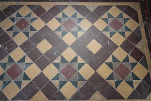 tiled floor